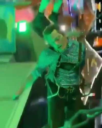 Enjoying the rides at the Oktoberfest