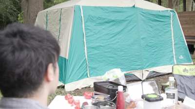 No guy wants to think the panting and moaning he hears is coming from his wife, who he thought was alone and sleeping inside that tent! ... Ayaka Mutou [NSFS-113]