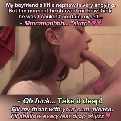 My Girlfriend Won't Stop Sucking My Nephew's Cock At Every Family Meeting [Gf/Ch... | RedGIFs