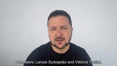 President Zelenskyy's address, 31st July 2023