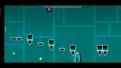 Was playing geometry dash and this happened, and the first thing to come to mind was this