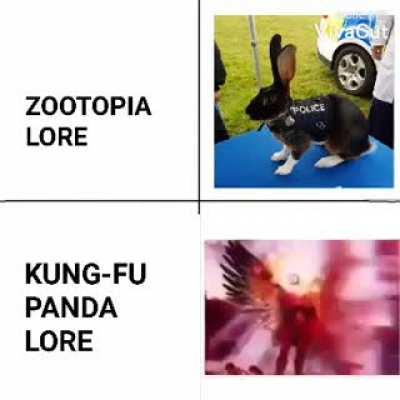 No cops in Kung-Fu Panda so I prefer zootopia