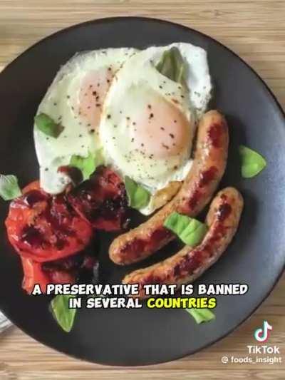 Foods widely available in the US that have been banned in other places