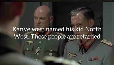 Hitler learning about the new Kanye song