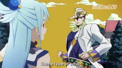 Jotaro meets Aqua