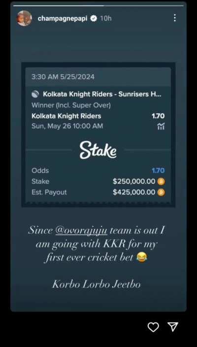 Drake my boi, you don't know who is watching you