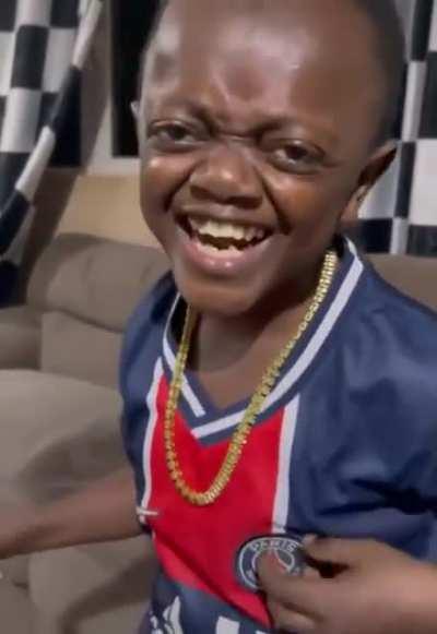 No idea what he's saying, but love the energy