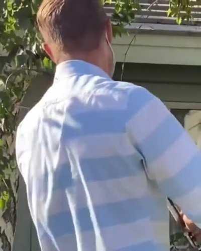 This couple, almost 90-year-old celebrating their 67th birthday. They met when she was fifteen and used to play violin in an orchestra so that the children who live far away set up this serenade for them