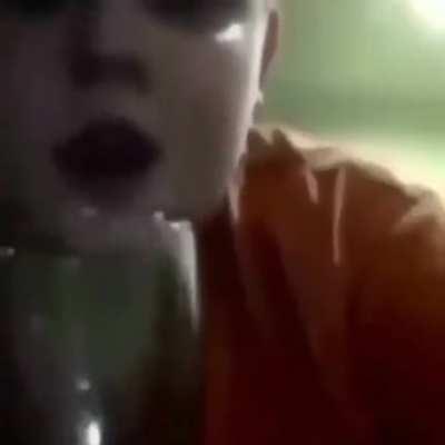 Blursed_pepsi bottle and cola glass