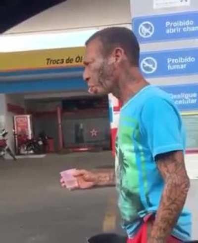 What we saw at a gasoline station