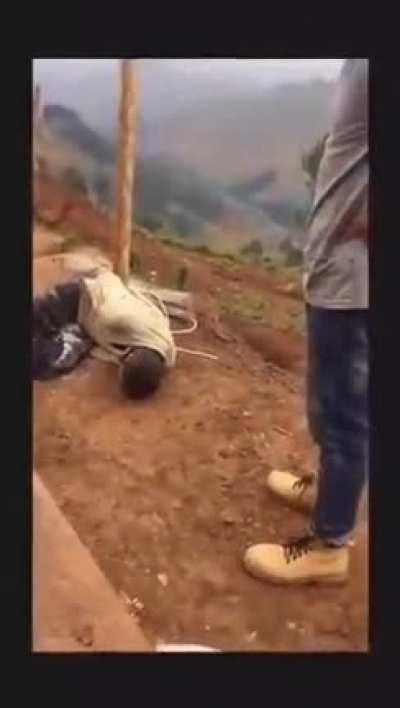 Chinese CCP back officer treating blacks as slaves in Africa under their belt and road project