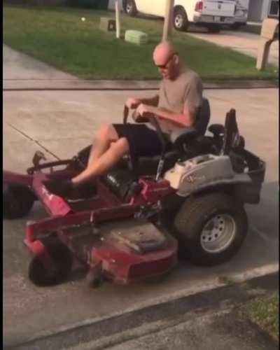 Getting ready to mow some lawns