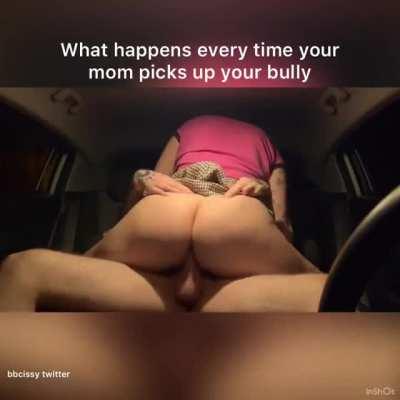 Your mom always gets back late when helping out your bully