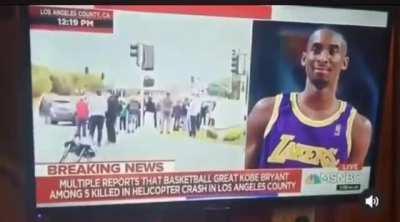 Right before saying the wrong line