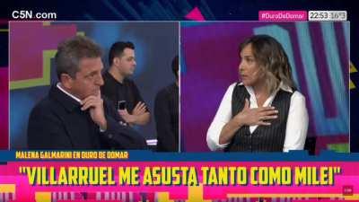 Reapareció Massa en C5N a presentar a su esposa como dirigente politica y le dejó un mensaje a la oposicion