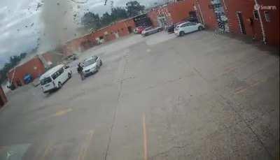 Footage of explosion.