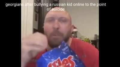 Yes can confirm this is me after bullying a russian kid to the point of suicide