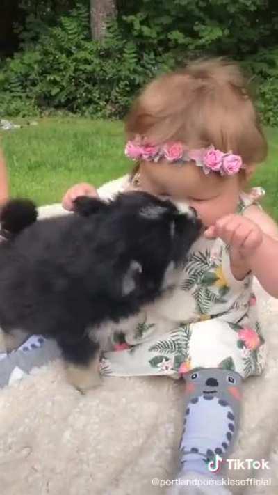 Two babies just livin life.