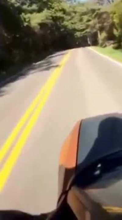 WCGW with a skateboarding car.