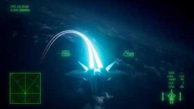 The YF-23 becomes a space fighter