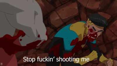 (invincible spoiler warning) it was a mis-input mark.