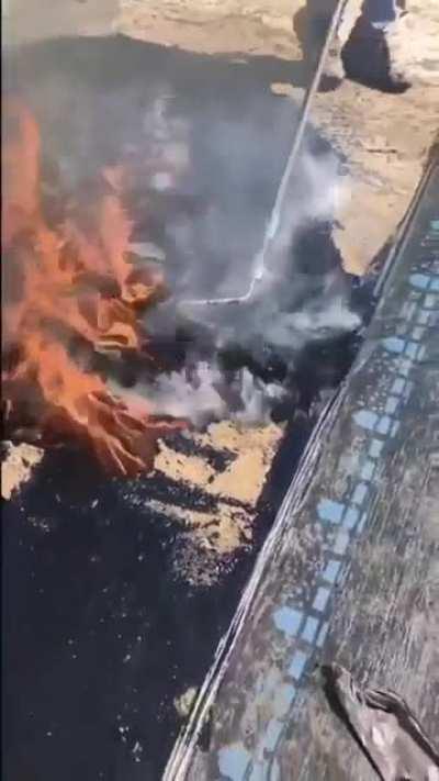 Dancing fire and smoke