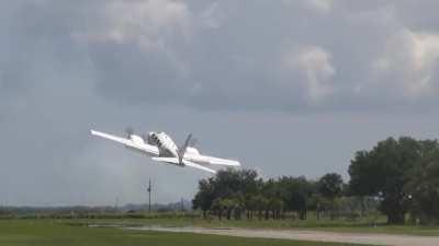 87 year old pilot makes gear-up landing AND go around AND lives!