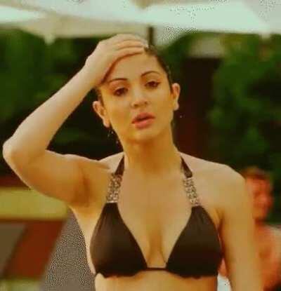 Anushka Sharma Out from Pool in Bikini