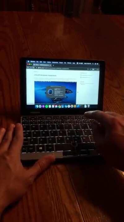 HackBook Nano: 8” multitouch hackintosh