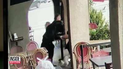 Good Samaritan tackles thief who attacked elderly man