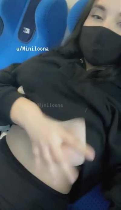 Dropped them on the train