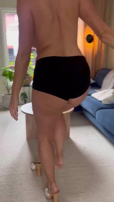 Do you like me walking around like this?