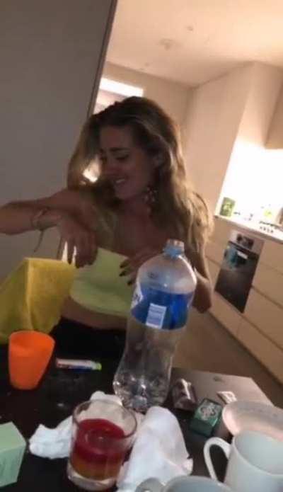 girl gets freaky on IG