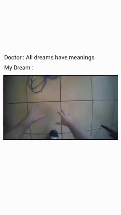 Todos os sonhos tem um significado ...