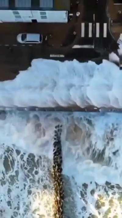 The extreme tides at St Malo in France are considered some of the largest in the World