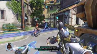 Genji taught Widow some pretty killer dance moves