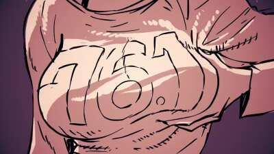 chainsaw man fan animation by @MantMan4 on twitter