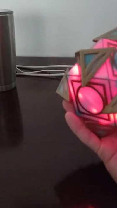 My brother bought a Jedi Holocron at Disney World. It works like a Sith Holocron though
