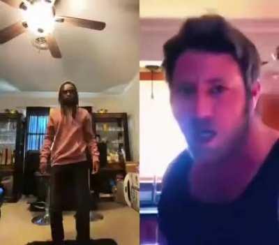 Stand up and sit down on the chair