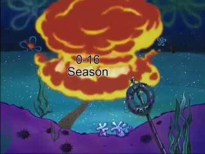 Jets going 0-16 I can feel it...
