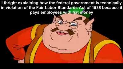 According to the Fair Labor Standards Act of 1938, a business can not pay its employees with scrip (made up currency that only has value because the person who made it said it does).