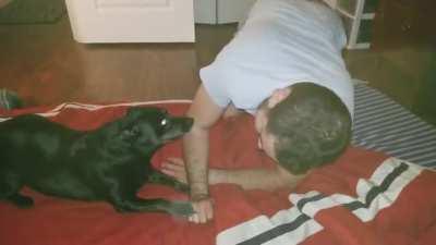 Drunk Person + Dog = A hella of a time!