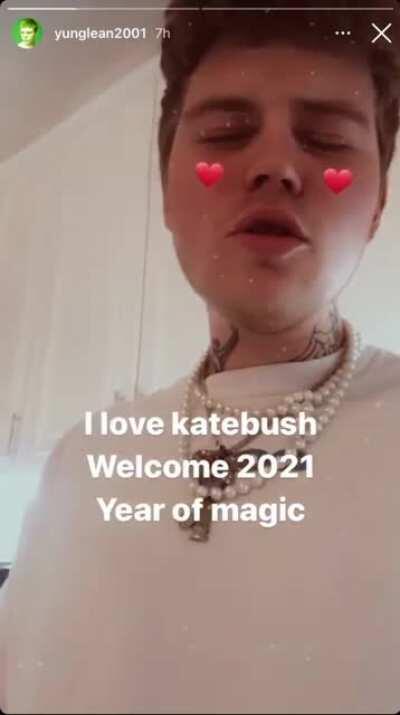 Kate Bush-pilled Lean 😍