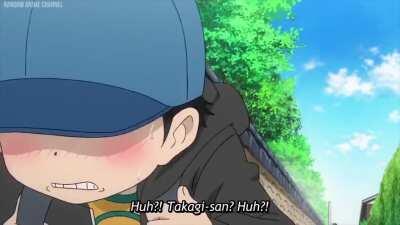 I decided to give it a try and make my own version on the takagi-san x monogatari after seeing s_mastaaaV post.