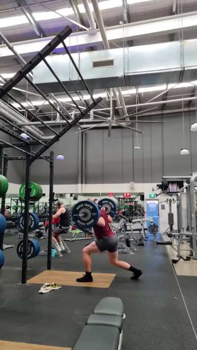 German volume on lunges @ 100kg