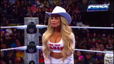 Trish Stratus & Tiffany Stratton face off