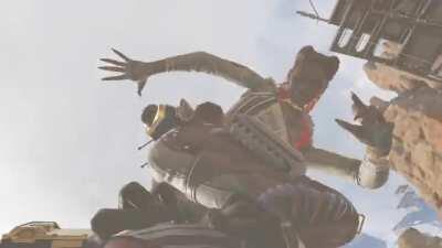 The first Loba Finisher in Apex legends