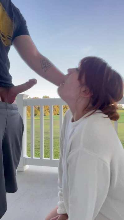 He’s trained me to open wide whenever i’m asked <3