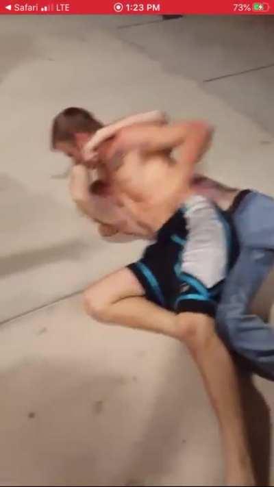 If you’re gonna start a fight you gotta be ready to finish it... funny noko beach fight