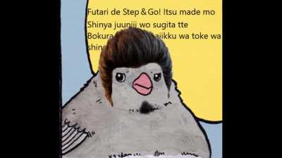 Kiryu as a bird is honestly adorable